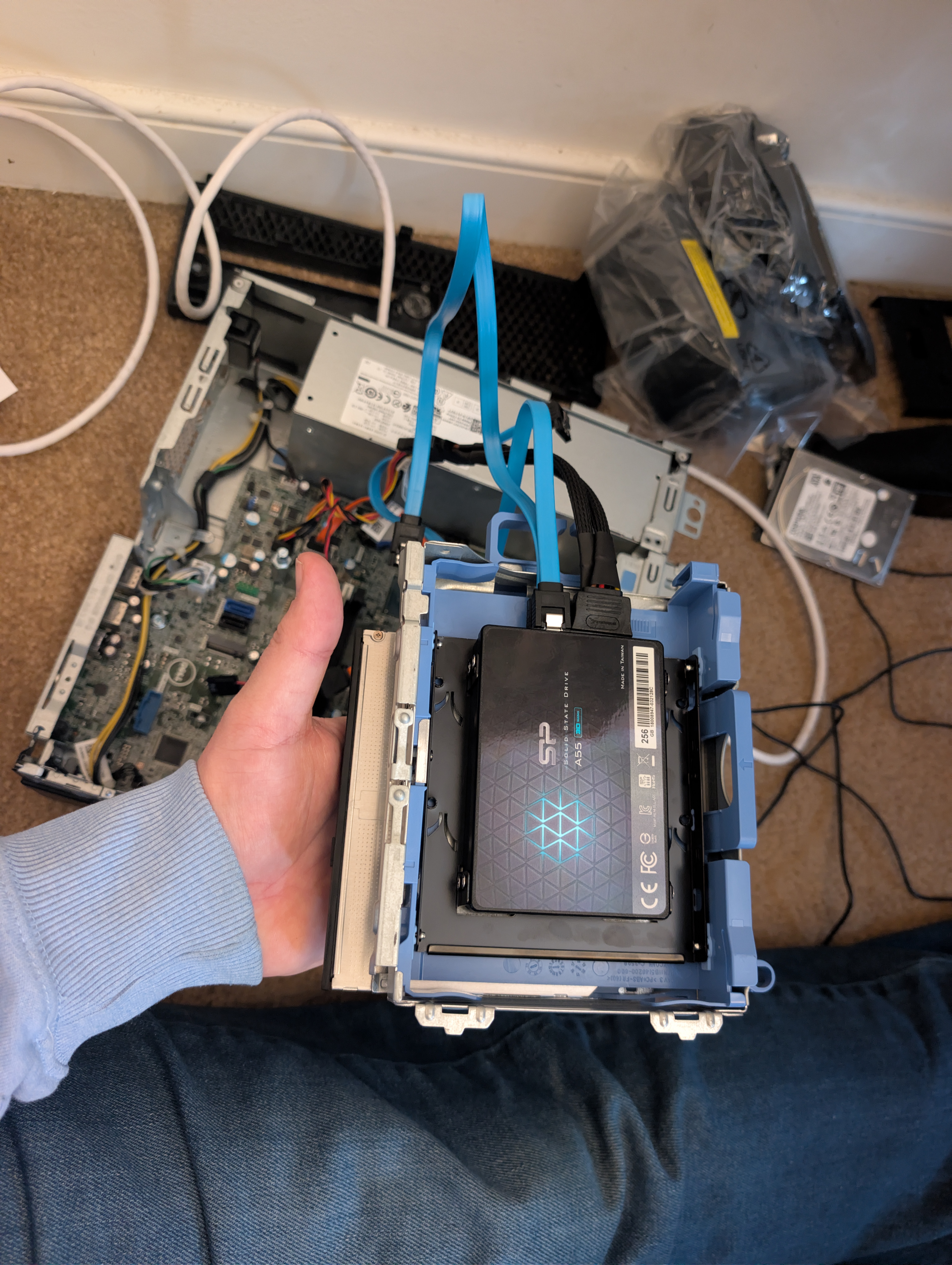 Dual-drive adapter build step 8