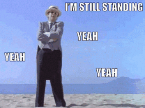 Elton John I'm Still Standing dancing gif